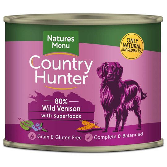 Natures:menu Country Hunter Dog Wild Venison 600 g