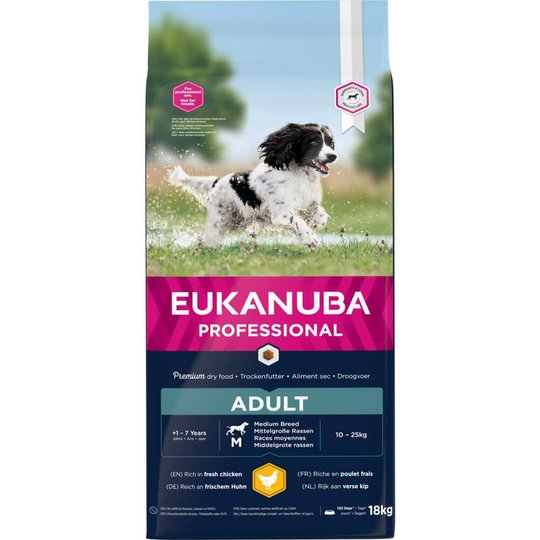 Eukanuba Dog Breeder Adult Medium Breed 18 kg