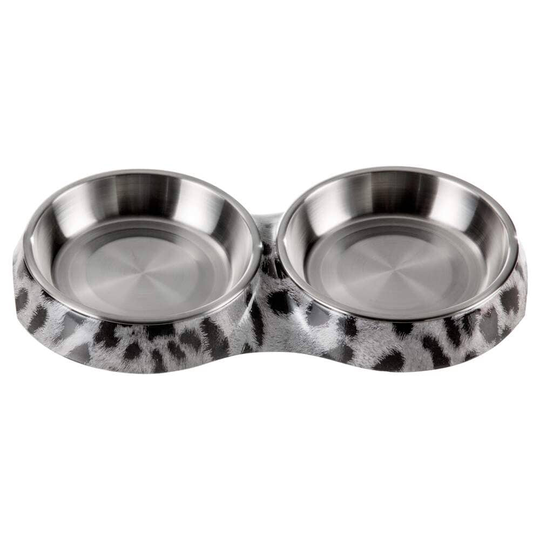 Basic Meow Melamine Skål Djurmotiv Dubbel