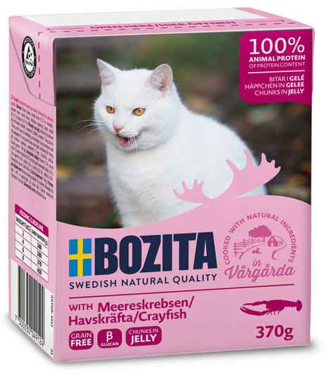 Bitar i Gelé Havskräfta för katt - 16 st x 370 g