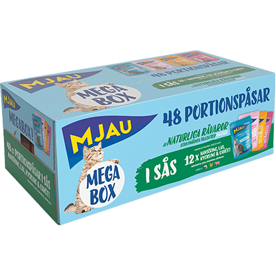 Megabox Fisk & Kött i Sås - 48 x 85 g