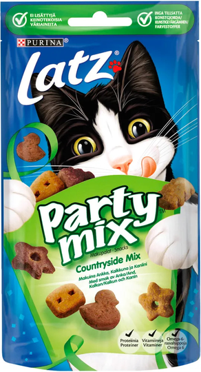 Kattgodis Party Mix Countryside - 60 g