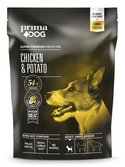 Kyckling & Potatis Foder Smårasiga Hundar - 1,5 kg