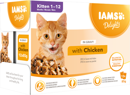 Delights Gravy Multipack Kitten - 1,02 kg