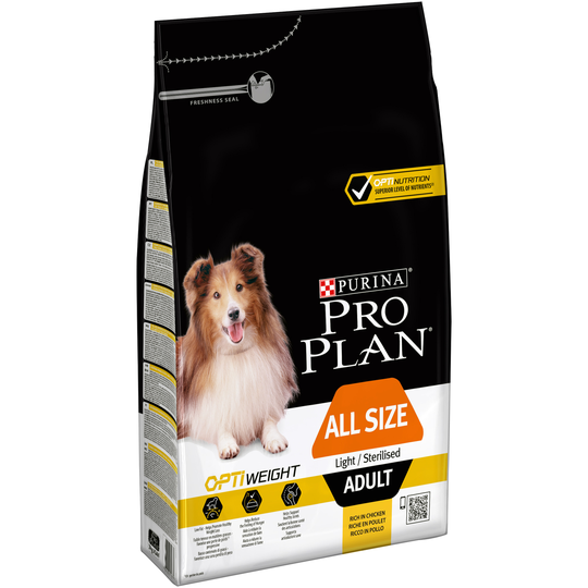 Dog All Sizes Adult Light/Sterilised - 3 kg
