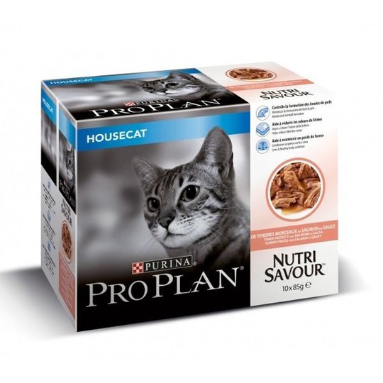 ProPlan Housecat Salmon Multipack Wet (10x85g)