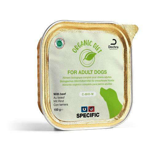 C-BIO-W Organic Beef Våtfoder - 5 x 150 g