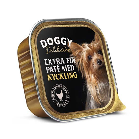 Delikatess Extra Fin Paté med Kycklingsmak - 11 st x 150 g