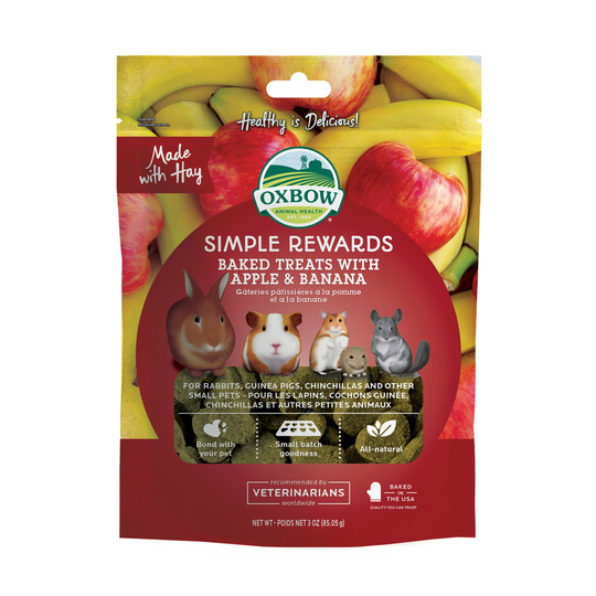 Ugnsbakat godis med äpple & banan - 85 g