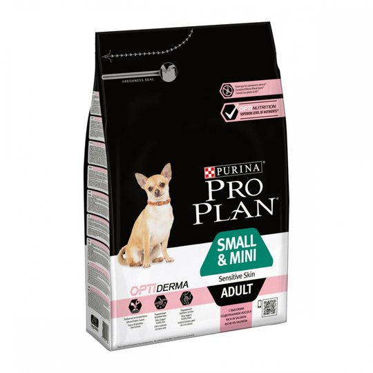 Purina Pro Plan® OptiDerma® Adult Small & Mini Sensitive Skin Salmon (3 kg)