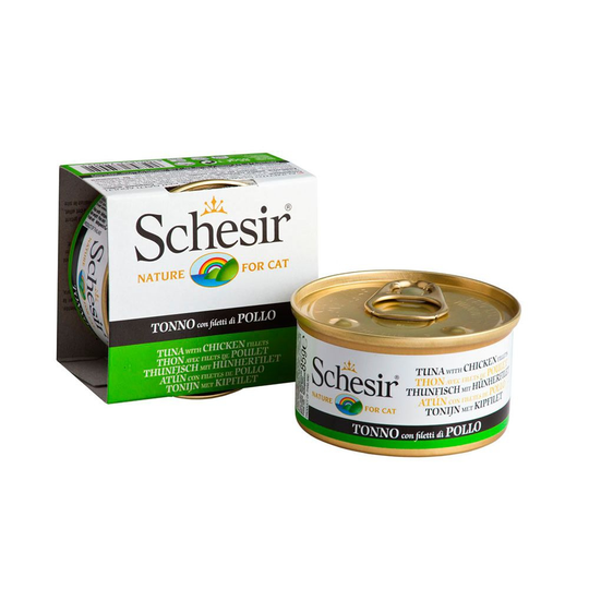 Schesir Cat Adult Tuna & Chicken Jelly 85 g