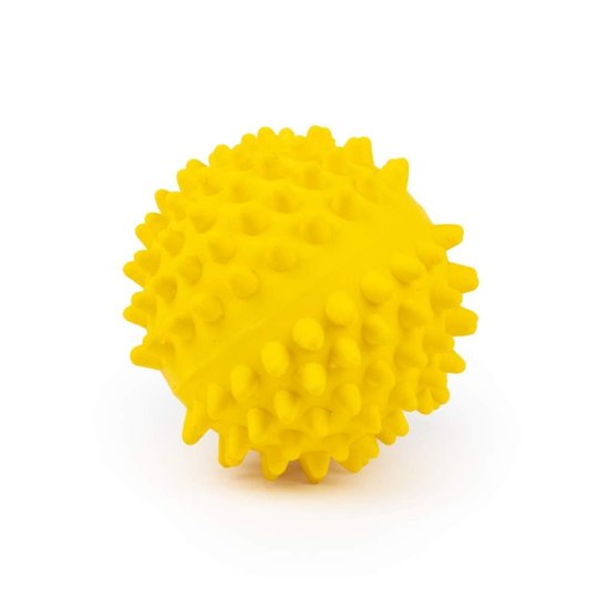 Little&Bigger Latex Igelkottsboll Gul 9 cm