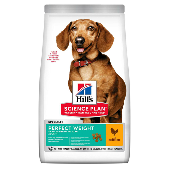 Adult Perfect Weight Small & Mini torrfoder med kyckling - 1,5 kg