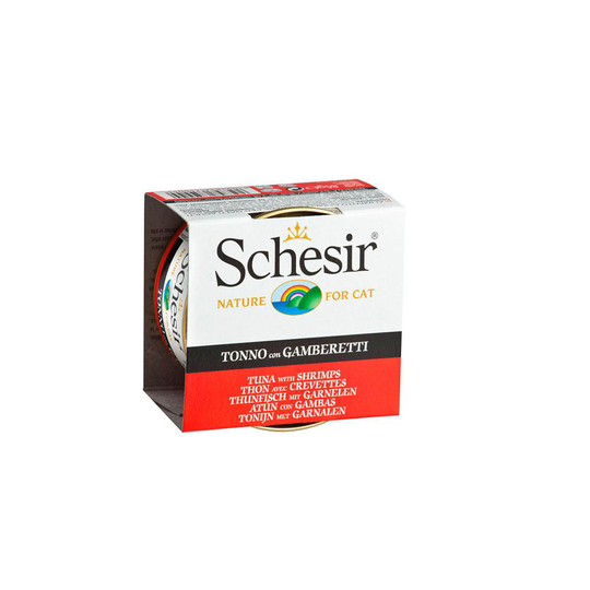 Schesir Cat Adult Tuna & Prawns Jelly 85 g