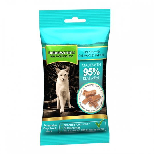 NaturesMenu Kattgodis Lax & Öring