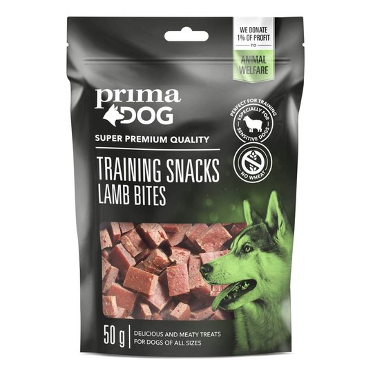 PrimaDog Training Snacks Lamb Bites 50 g