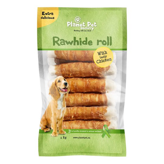 Planet Pet Society Tuggpinne Vriden Kyckling 15-pack