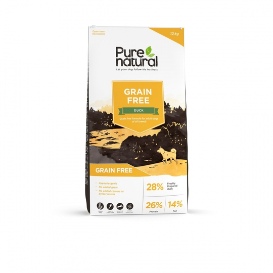 Purenatural Dog Adult Grain Free Duck (12 kg)