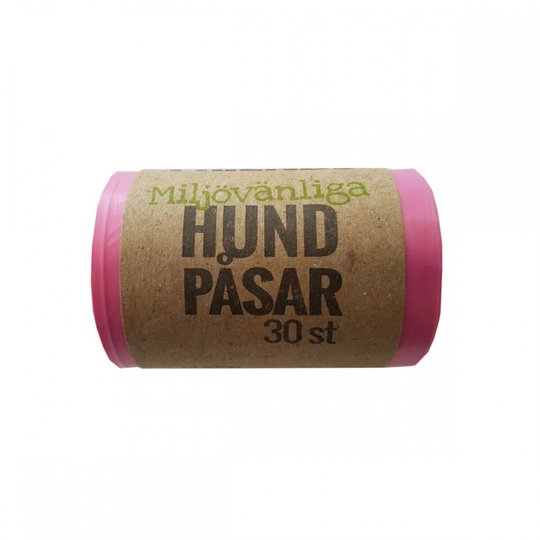 FourFriends Dog Hundpåsar Miljövänliga 30-pack (Rosa)