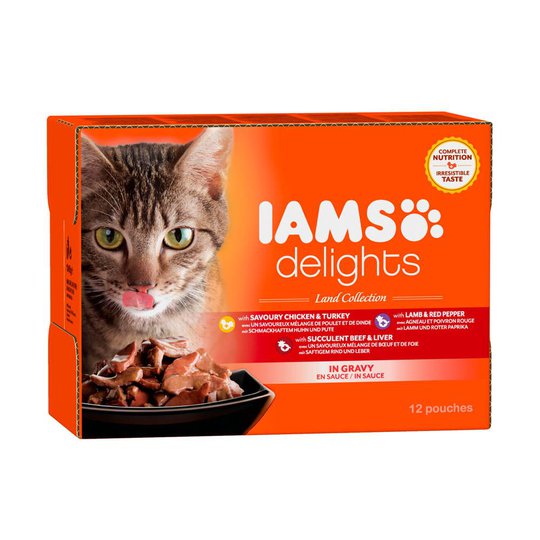 Iams Delights in gravy Multipack Land
