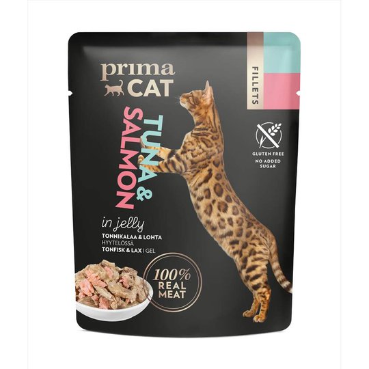 PrimCat Tuna & Shrimp in Jelly (4x50 g)