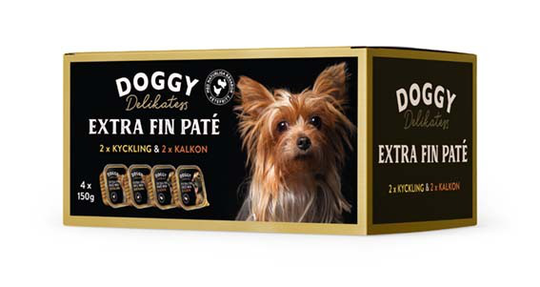 Multibox Extra Fin Paté med Kalkon & Kyckling - 4 x 150 g