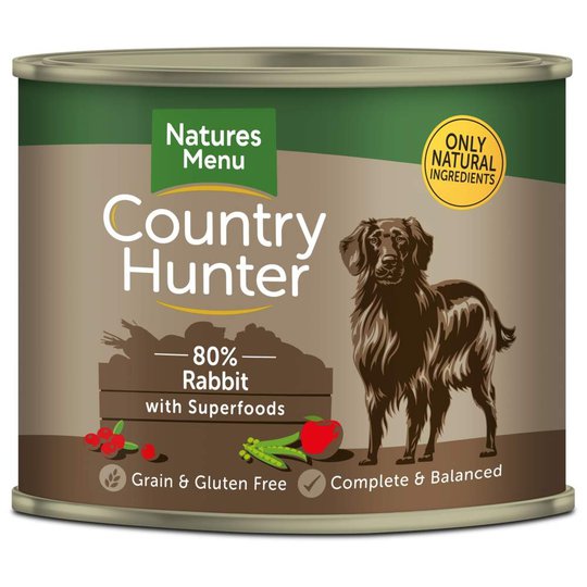 Natures:menu Country Hunter Dog Rabbit 600 g