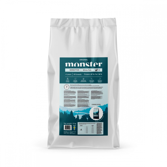 Monster Dog Adult All Breed Sensitive White Fish (12 kg)