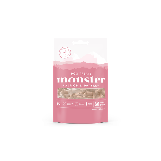 Dog Treats All Breed Salmon & Parsley - 100 g