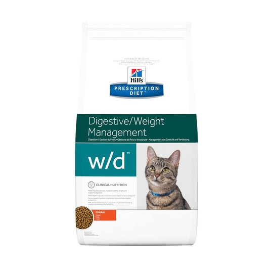 Hill's Prescription Diet Feline w/d Digestive/Weight Management Chicken (1,5 kg)
