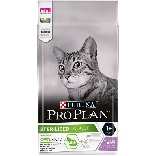 Cat Sterilised OptiRenal Turkey - 1,5 kg