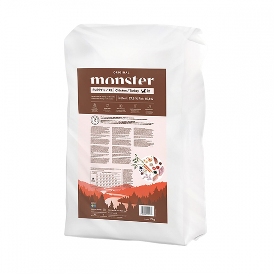 Monster Dog Puppy Large & XL Chicken & Turkey (17 kg)