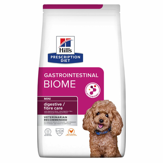 Presciption Diet Gastroinstestinal Biome Mini Torrfoder till Smårasig Hund med Kyckling - 1 kg
