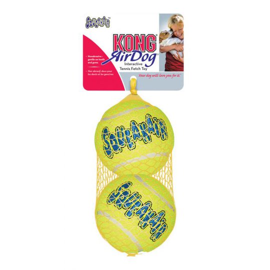 KONG AirDog Squeaker Tennisbollar (S)