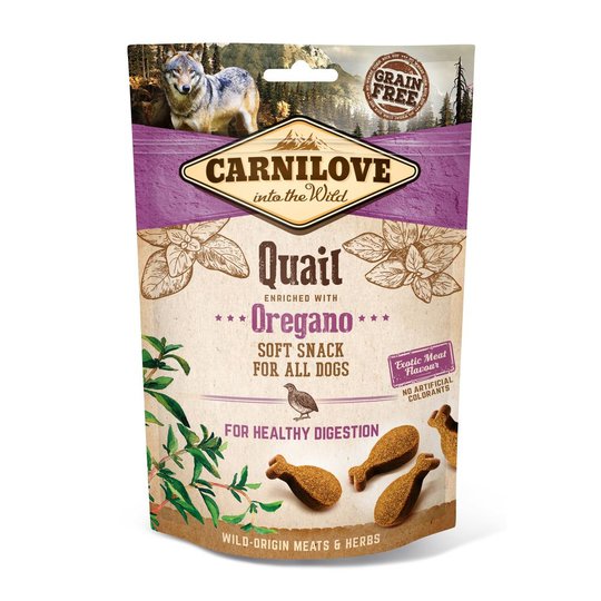 Carnilove Dog Semi Moist Snack Quail & Oregano