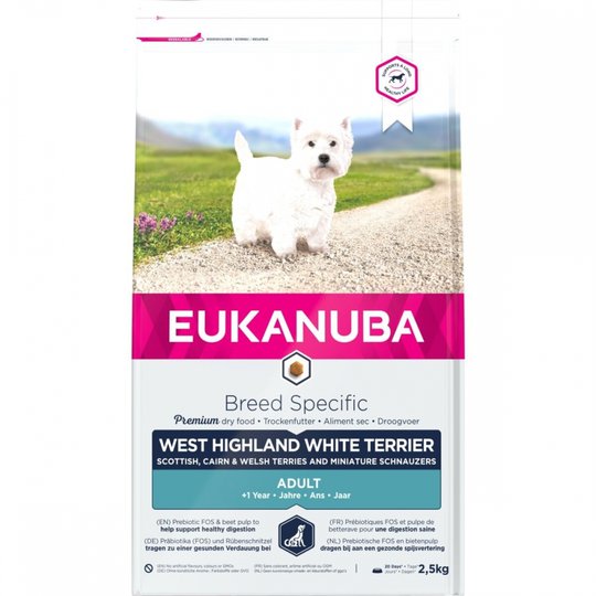 Eukanuba Dog Breed Specific West Highland Terrier (2,5 kg)