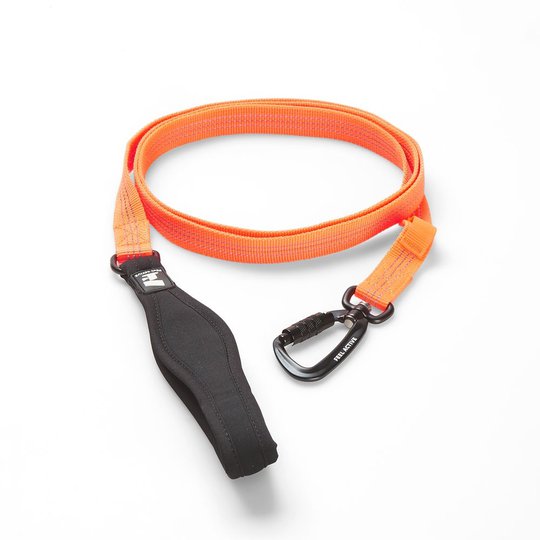 Feel Active Nylonkoppel med karbin och neoprenhandtag (S)
