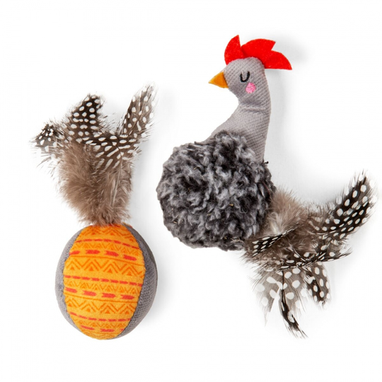 Little&Bigger Egg-Laying Birdies 2-pack (Grå)