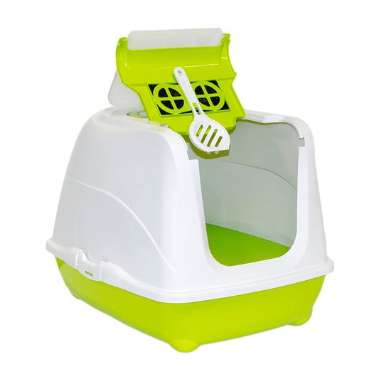 Moderna Flip Cat Kattlåda (Lime)