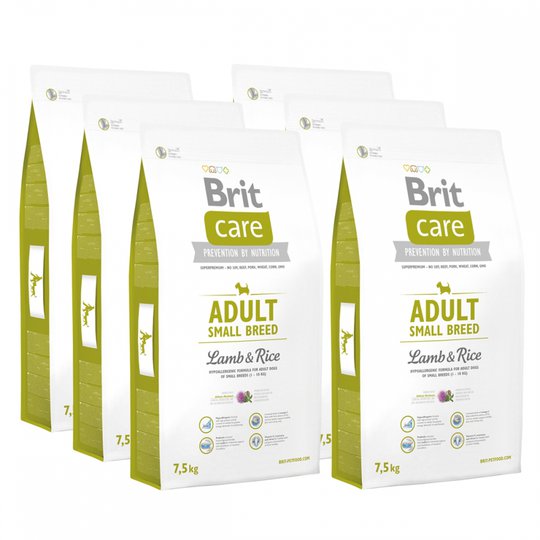 Brit Care Dog Adult Small Lamb & Rice 6x7,5 kg