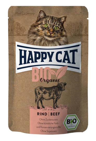Bio Organic Nötkött, våtfoder katt - 12 st x 85 g