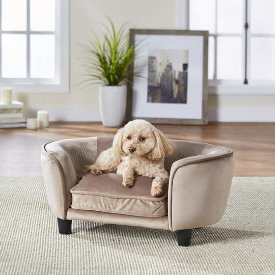 Romy Stone Sofa - The Coco Sofa Stone + Svarta Ben