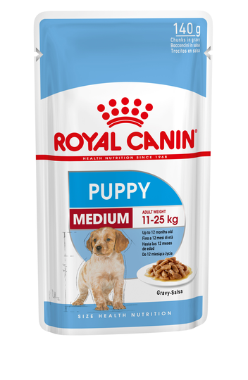 Medium Puppy Våtfoder för hundvalp - 10 x 140 g