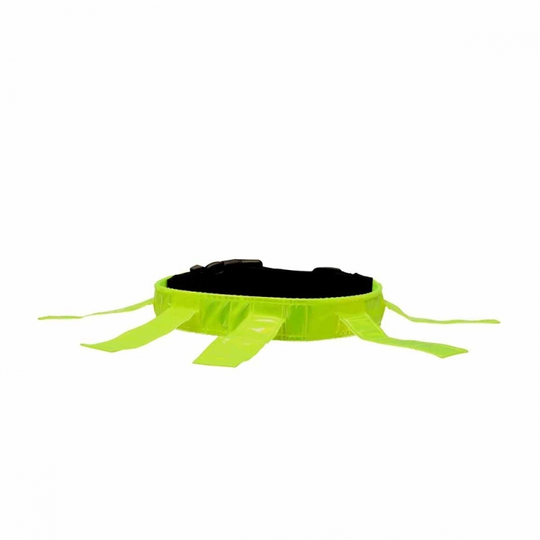 Dogman Reflexhalsband med Flärpar Gul (22-32 cm)
