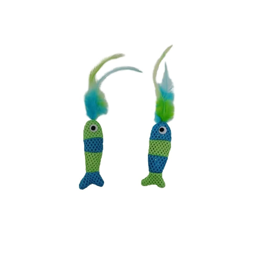 Meow&Me Feline Clean Dental Mesh Randiga Fiskar 2-pack