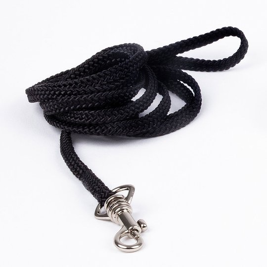Show Dog Show Lead med silverfärgat lås 90 cm (3 mm)