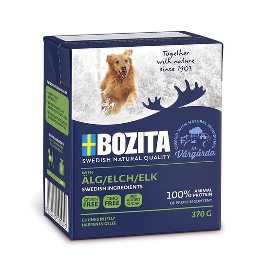 Bozita Älg Bitar i Gelé 370 g