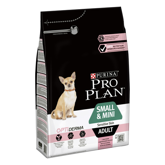 Small & Mini Adult OptiDerma Salmon - 3 kg