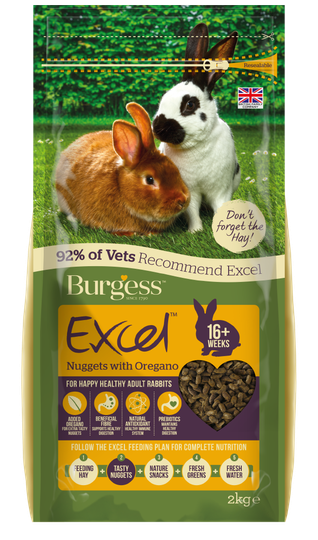 Excel Oregano Kaninfoder för Vuxna Kaniner - 2 kg