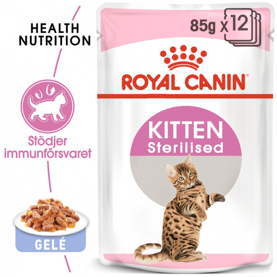 Royal Canin Kitten Sterilised Jelly 12x85 g